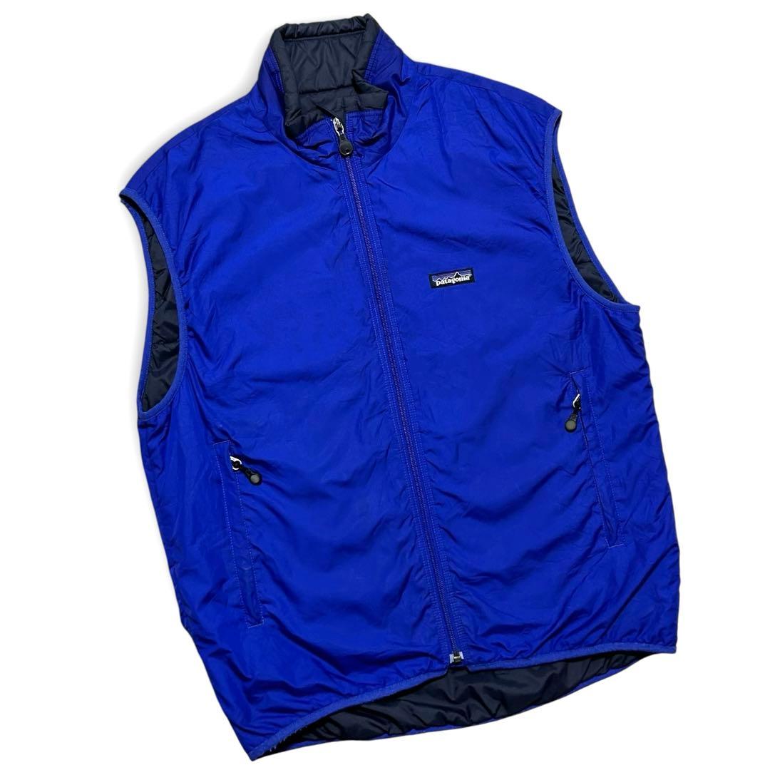 割引済！00s patagonia 刺繍ロゴ パフボールベスト 中綿ベスト