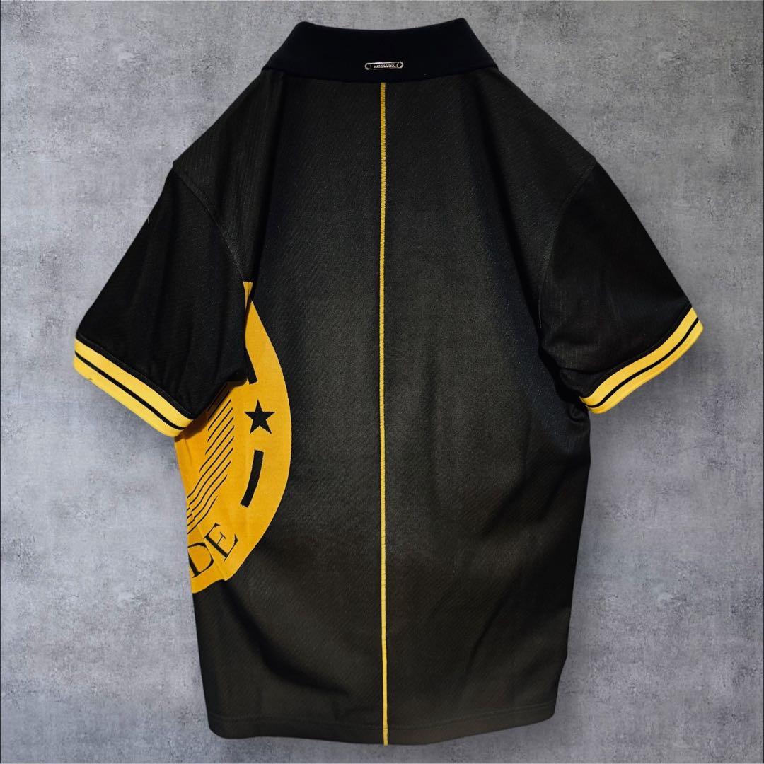 MARK&LONA マークアンドロナ ゴルフシャツ スカルロゴ 44