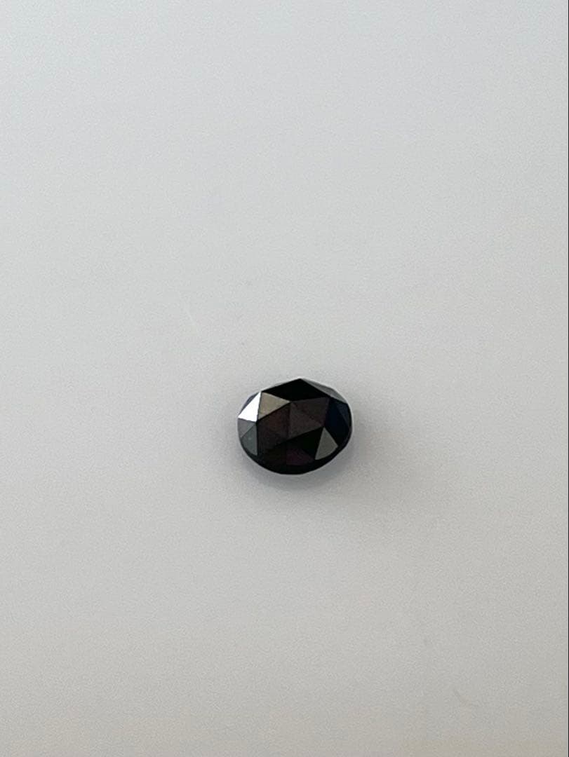 PT天然ブラックダイヤ 片耳ピアス 0.4ct