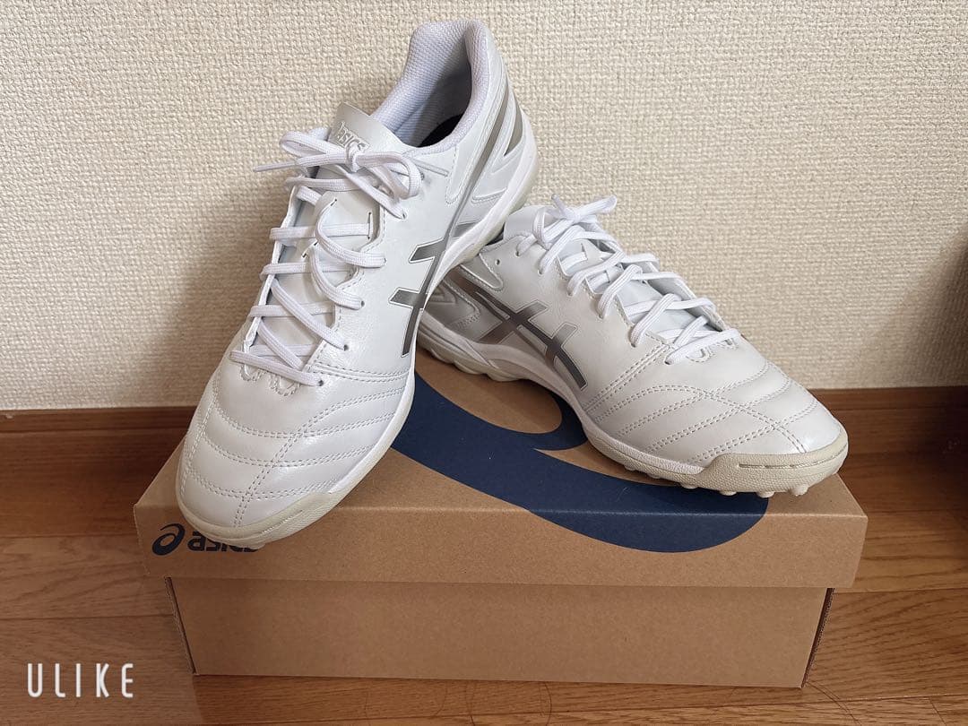 asics DS LIGHT トレーニングシューズ ホワイト/シルバー 合成皮革