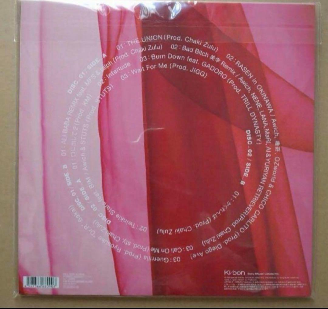 Awich レコード THE UNION 新品未使用未開封