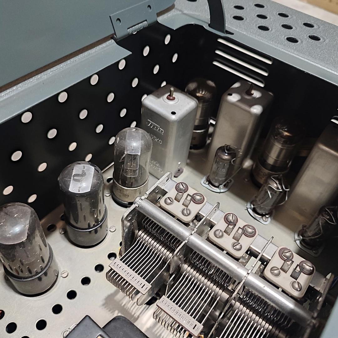 【希少】TRIO 9R-42 真空管式受信機 トリオ アマチュア無線 ビンテージ