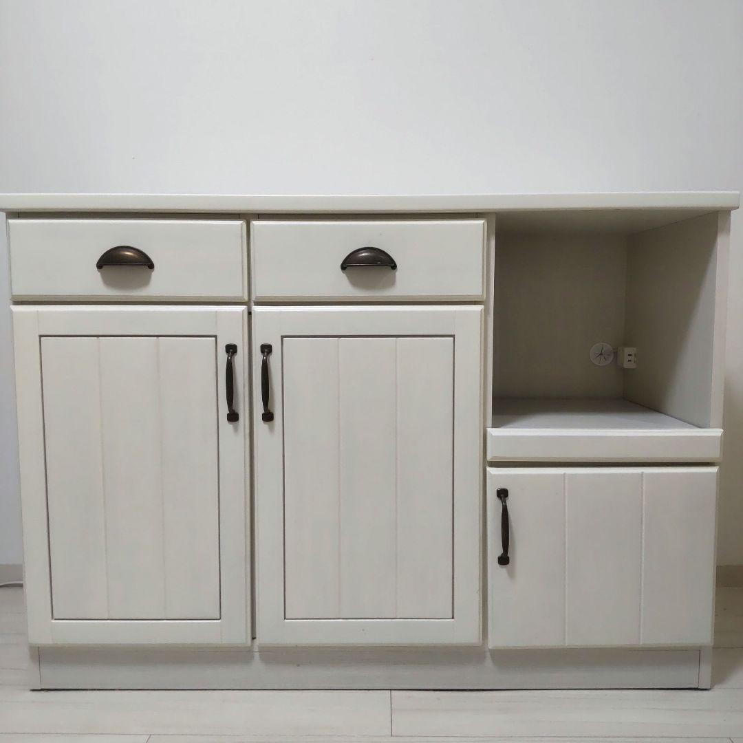 ニトリ ミランダ キッチンカウンター おしゃれ 食器棚