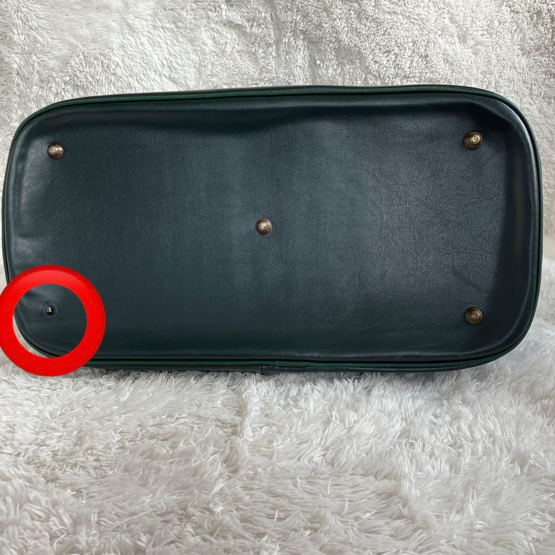 美品✨ウィルソン　ボストンバッグ　ゴルフバッグ　大容量　本革　レザー　グリーン