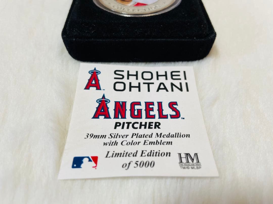 大谷翔平/5000枚限定/39mm記念/エンゼルス/メジャーリーグ/#5