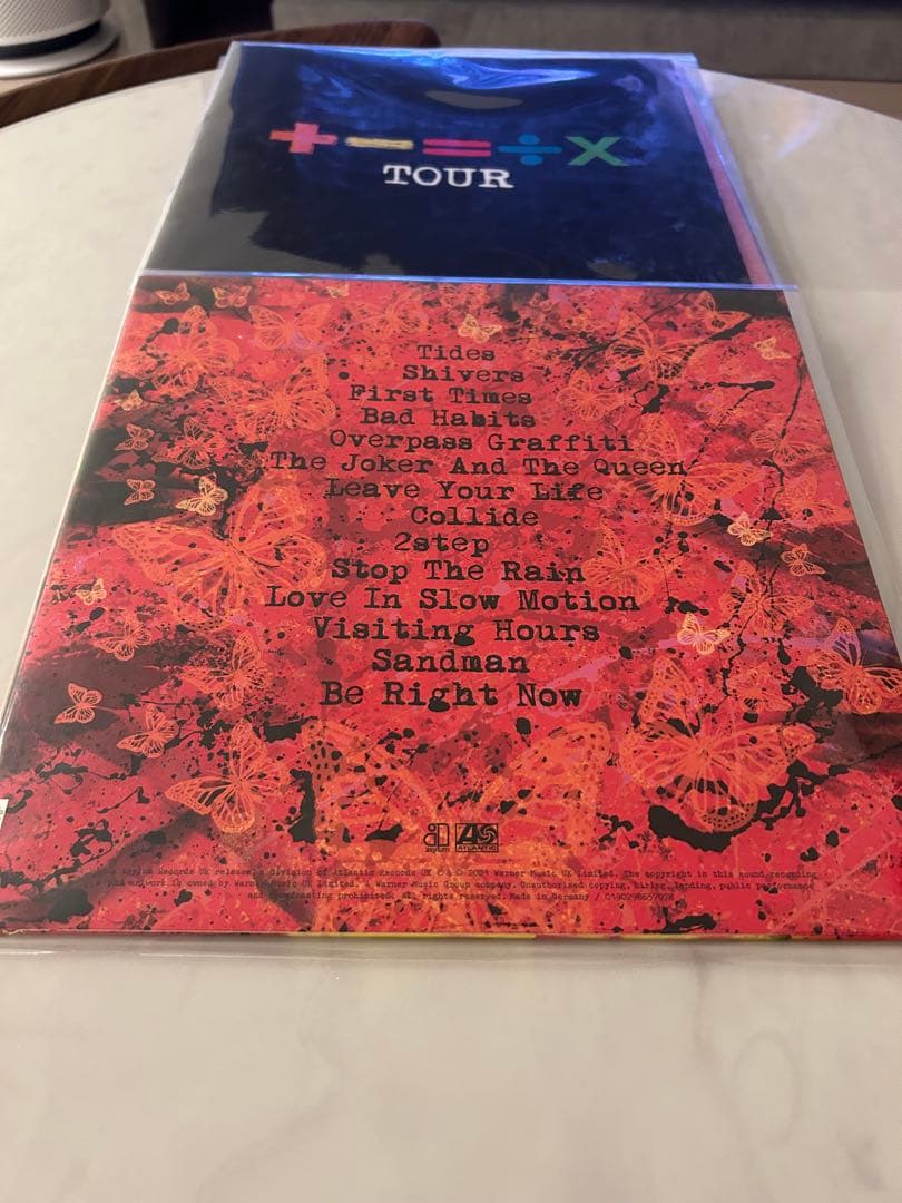 【げんき】エドシーランレコードセット3枚＋tourプログラム