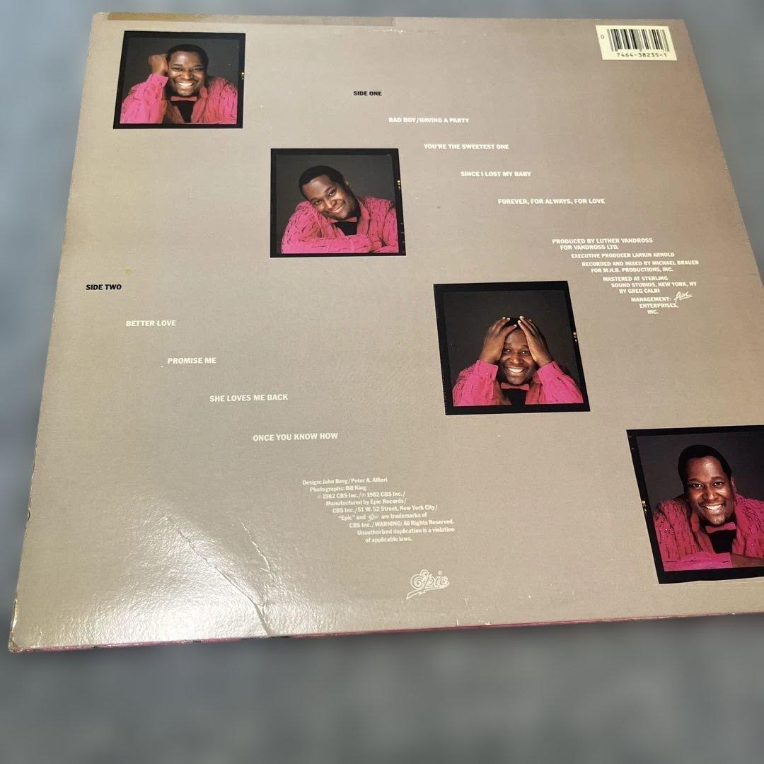 Y*K様 Luther Vandross まとめ売り　NEVER TOO LP