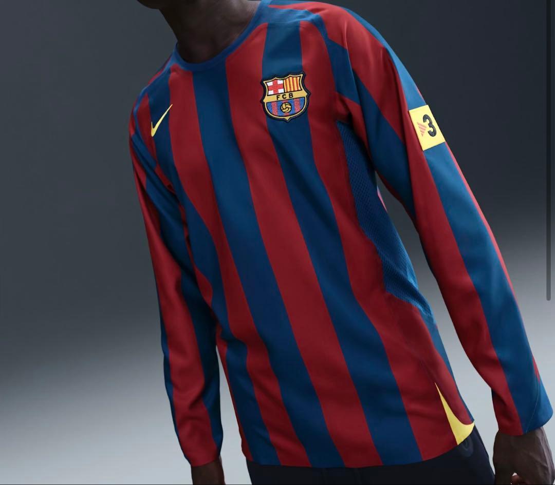 バルセロナ 05-06 リイシュー ジャージー #10 ロナウジーニョ XL