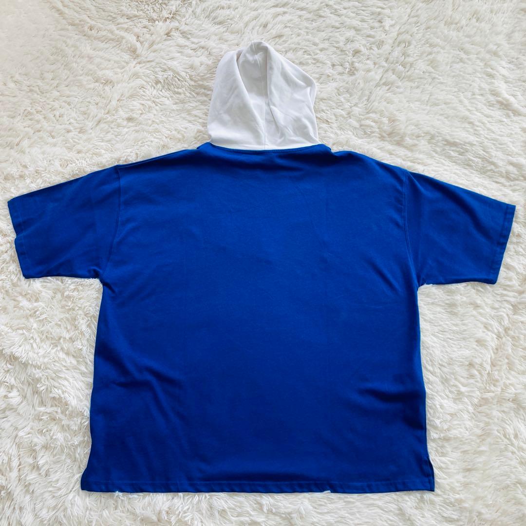 【新品未使用タグ付き】MLBドジャース ユニフォームパーカー半袖Tシャツ 大谷