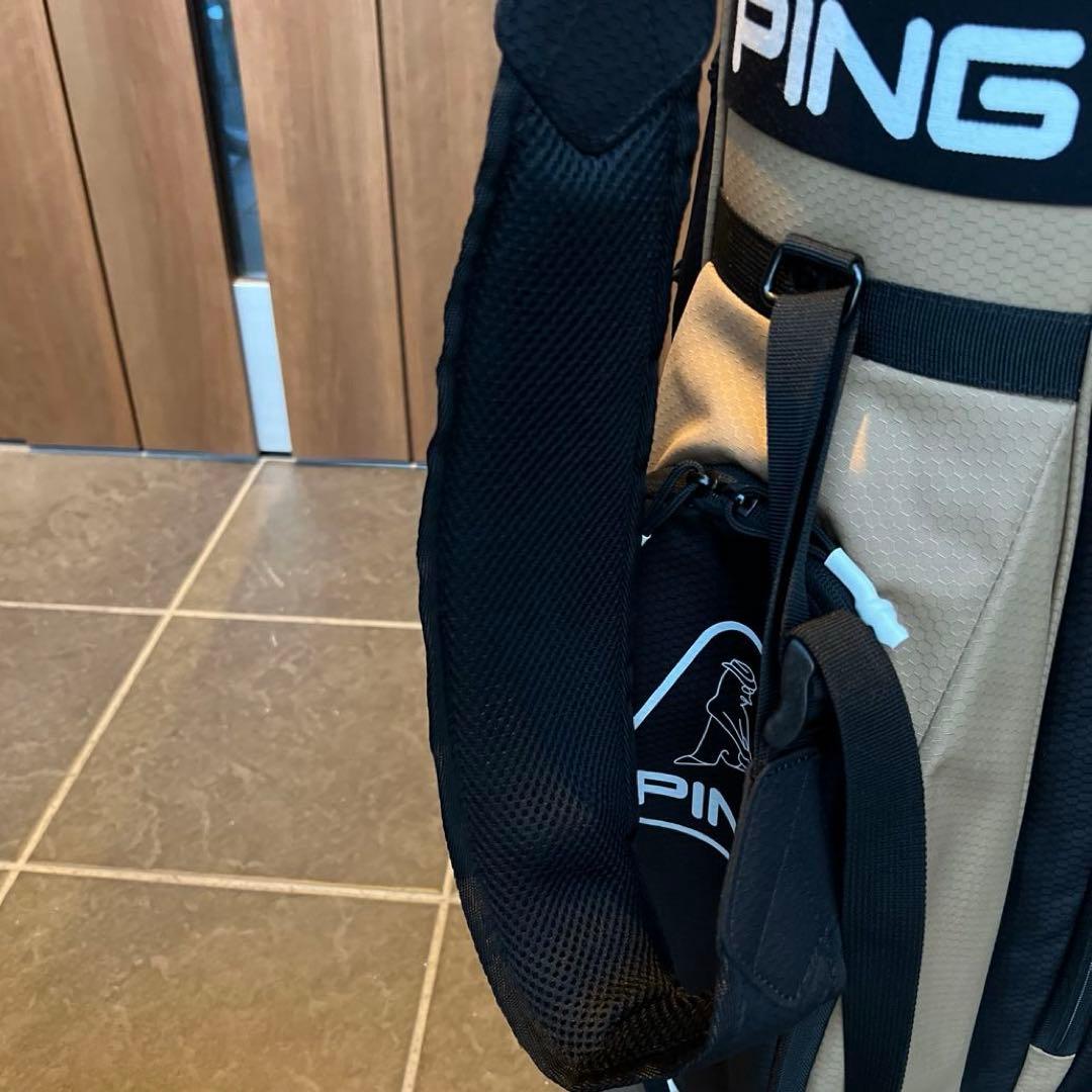 PING キャディバッグ 黒・ベージュ（軽量）