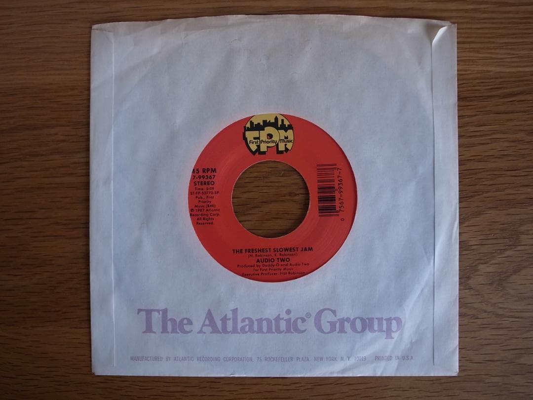 その他 AUDIO TWO / TOP BILLIN 7\" 45