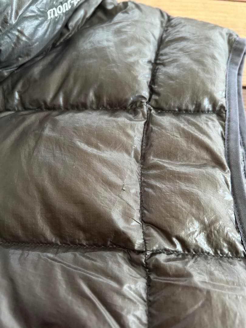 モンベル　スペリオダウン　ベスト　ダークグレー　サイズ L