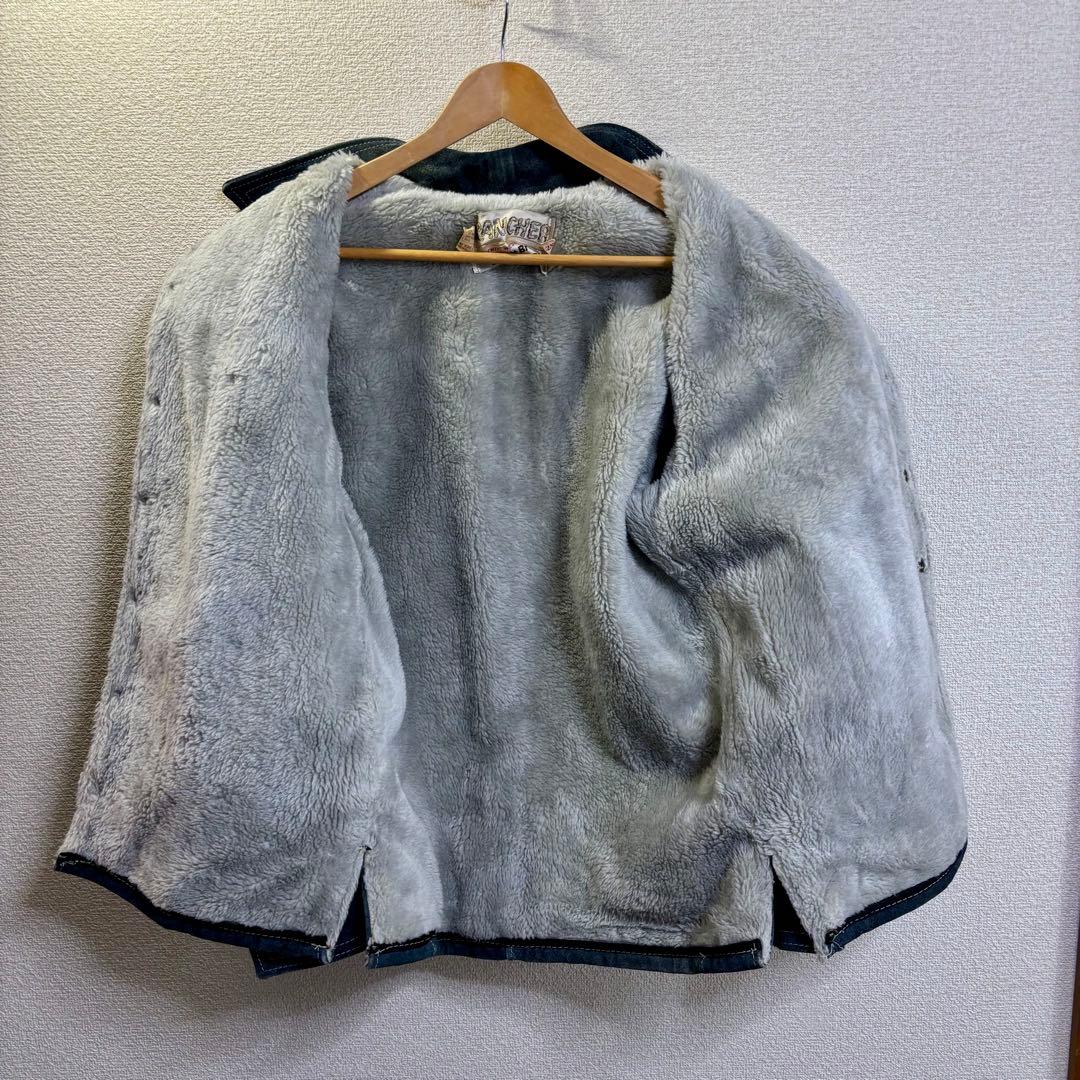 超希少 90s ショット Schott ランチャー スエードボアジャケット