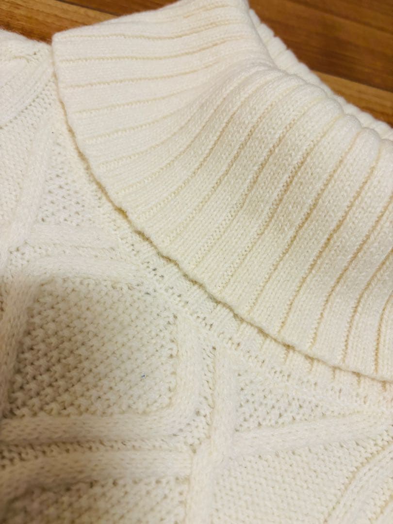 極美品！【PEARY GATES】パーリーゲイツ タートルネック セーター0