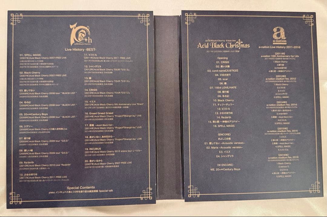 ミュージック Acid Black Cherry 10th Anniversary DVD