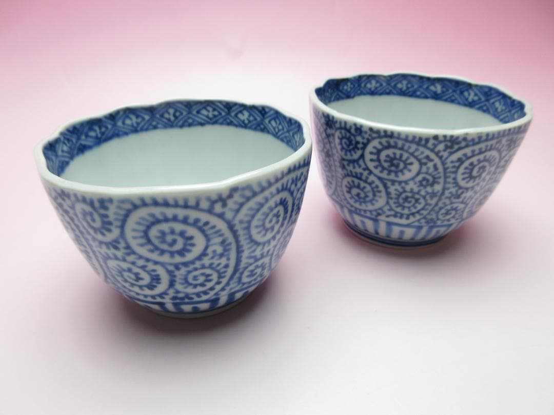 アンティーク 唐草模様 他 蕎麦猪口 など まとめて 70106