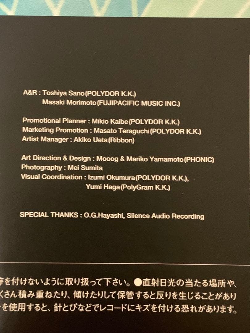 FISHMANS ゆらめき IN THE AIR レコード