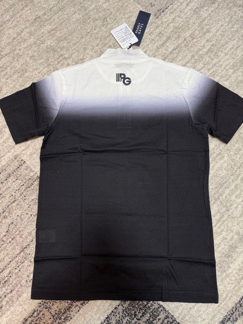 PEARLY GATES 特殊ベア ジャガード ハーフジップアップ プルオーバー