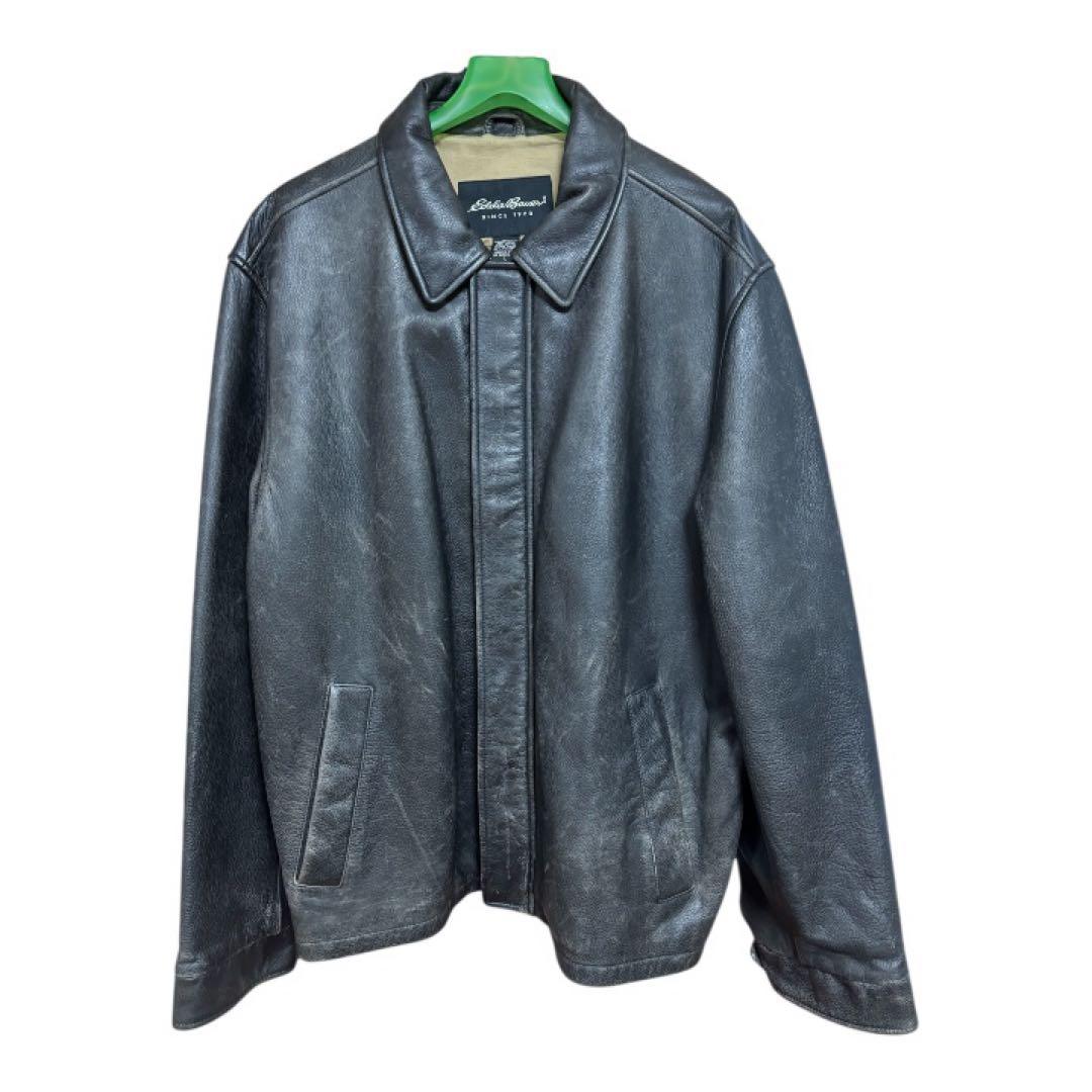 エディーバウアー レザー ジャケット Lサイズ 本革