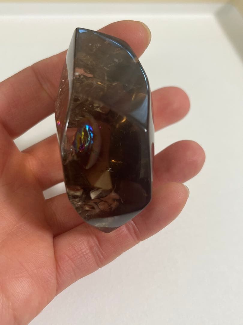 【天然石】スモーキー(ゼウス)シトリンクォーツ 専用箱付き 111.5g