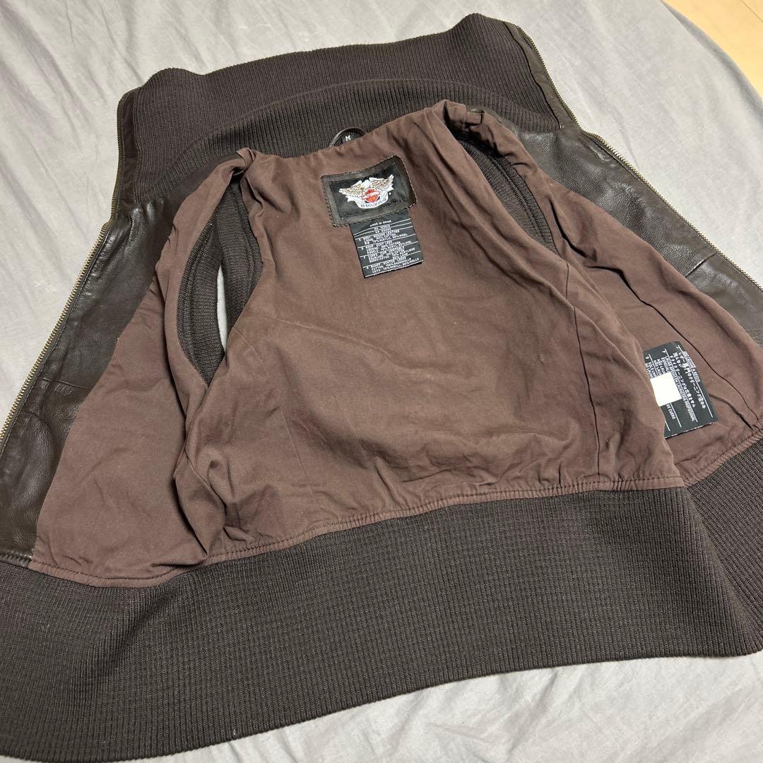 Harley-Davidson 本革 ブラウンベスト M