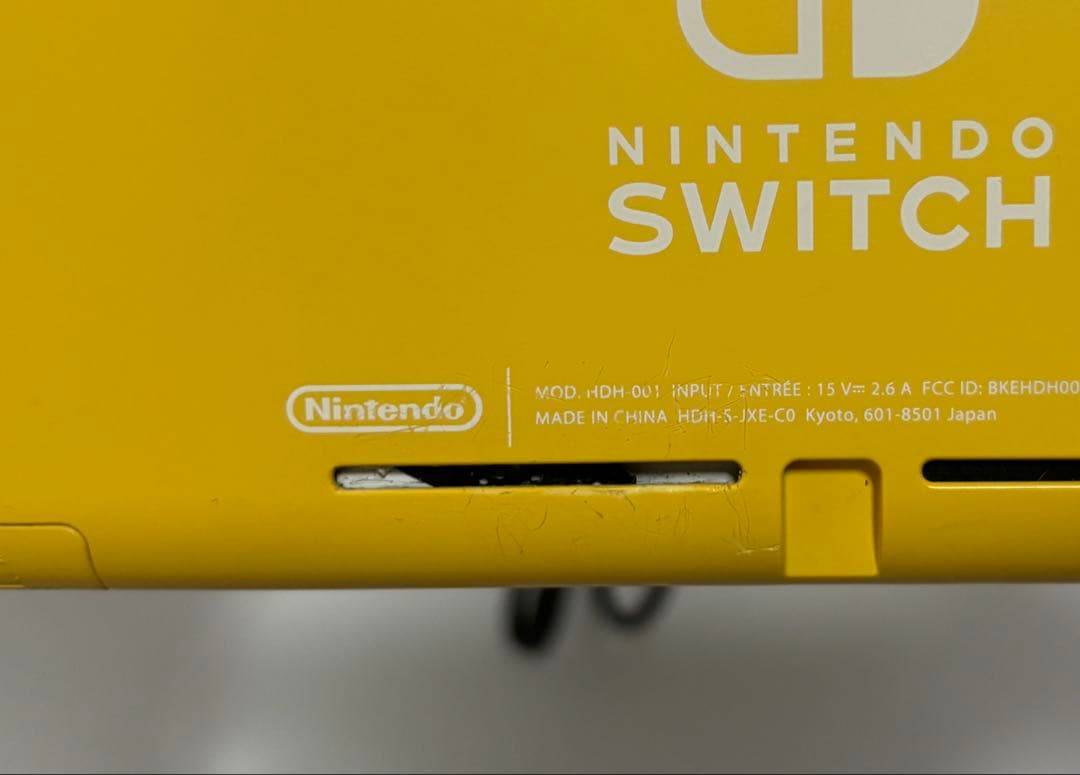l*n様 【ジャンク】Switch Lite イエロー　本体 左スティック不良／