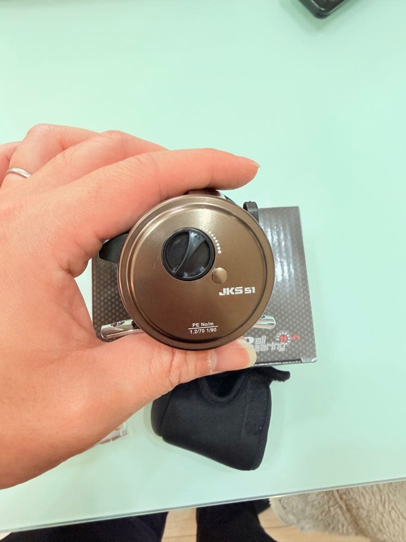 【メタルボディ】丸型ベイトリール　渓流　アジング等に