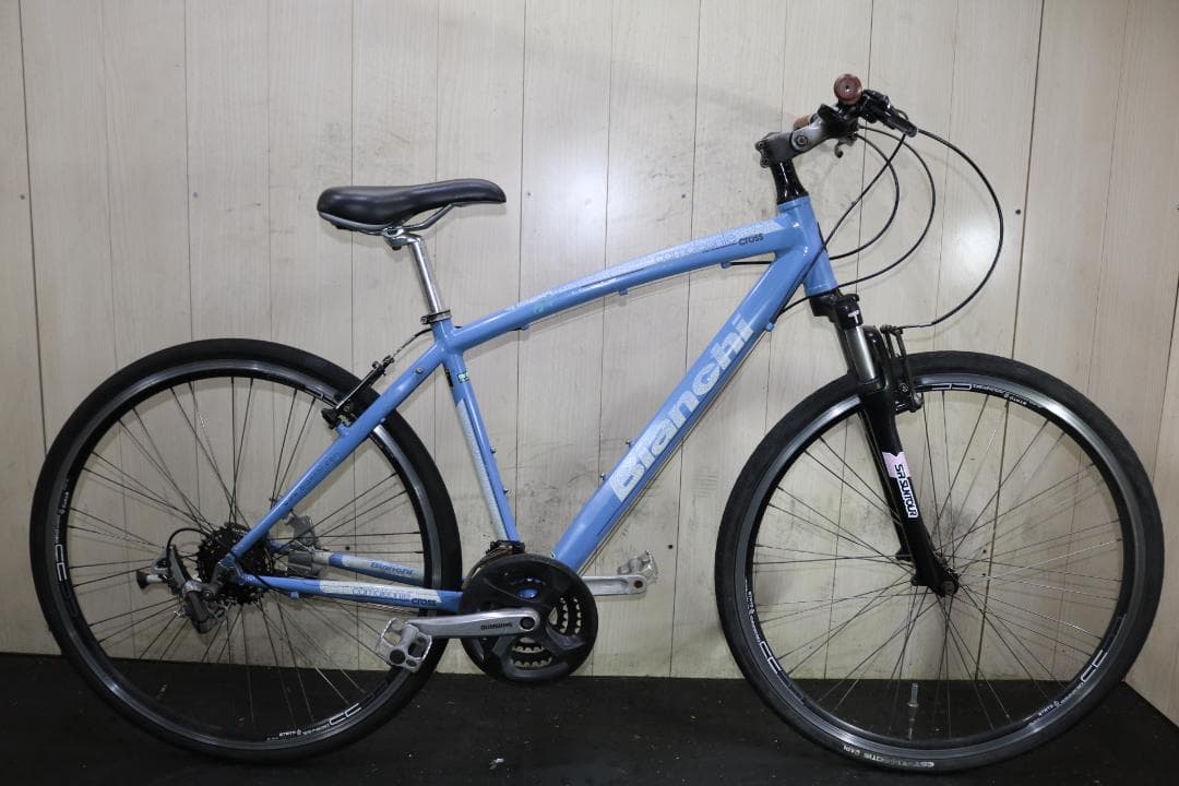 ビアンキcamaleonte 700C アルミ 21速 470mm クロス