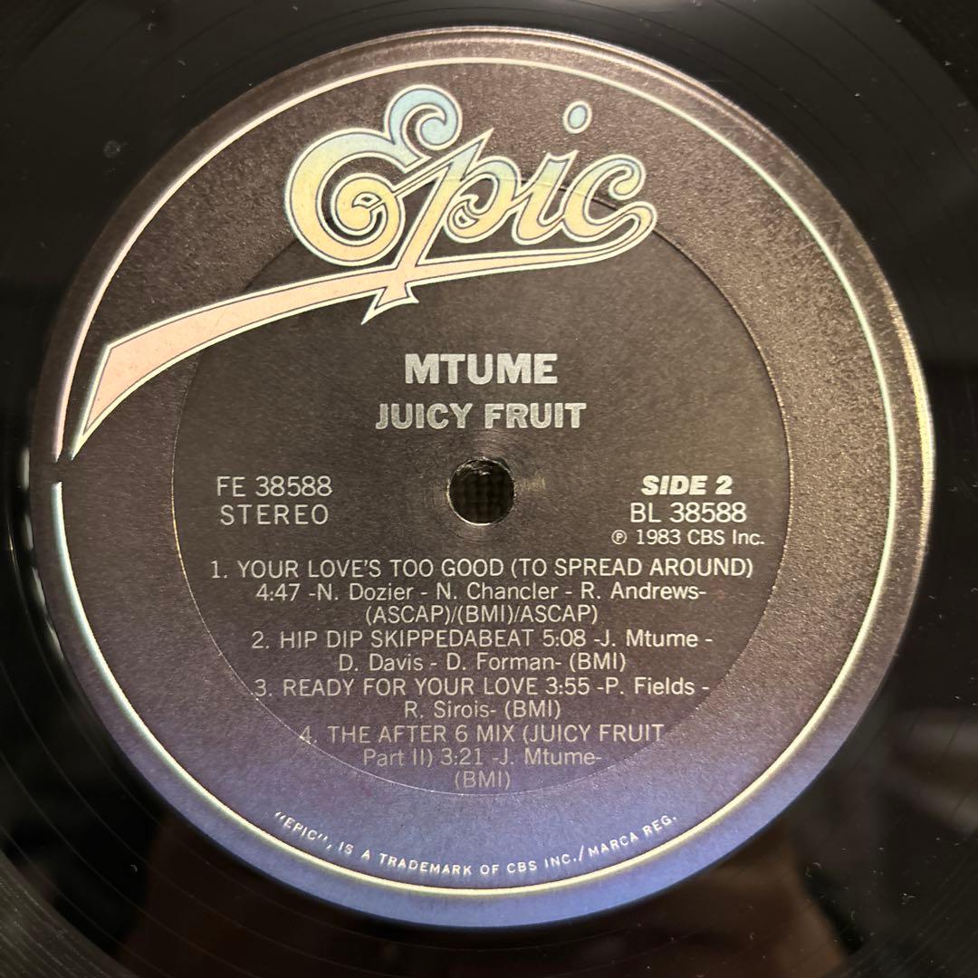 洋楽 Juicy Fruit / Mtume