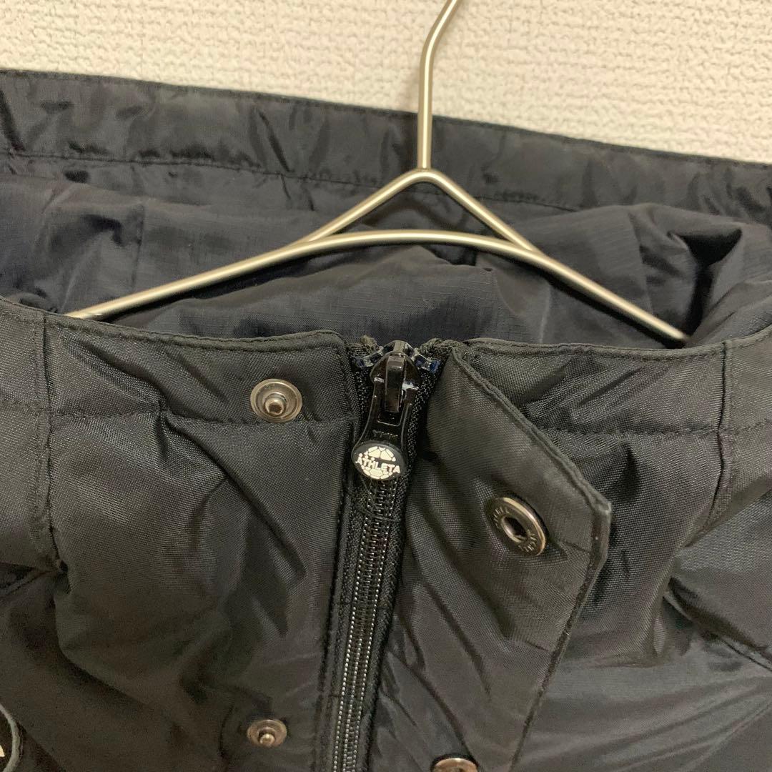 アスレタ　ATHLETA ベンチコート　Mサイズ　ブラック