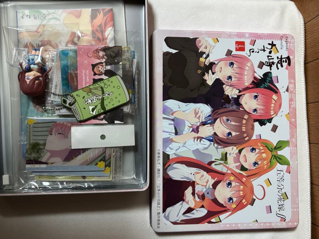 値下げ不可☆フルカラー14冊14.5巻未開封＋三玖収納未使用近＋おまけ２２点＋缶