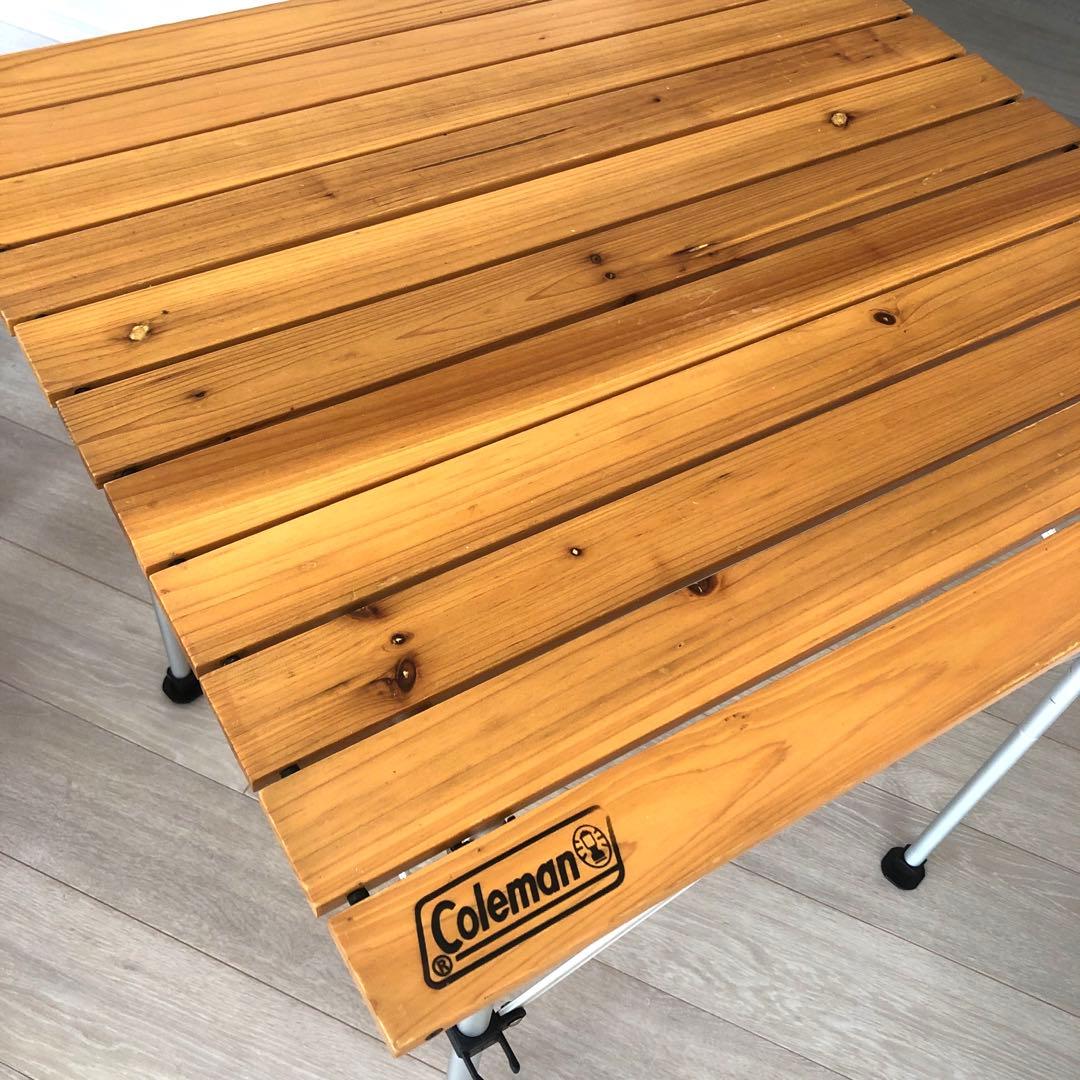 Coleman⭐️コールマン⭐️ナチュラルウッドロールテーブル　65