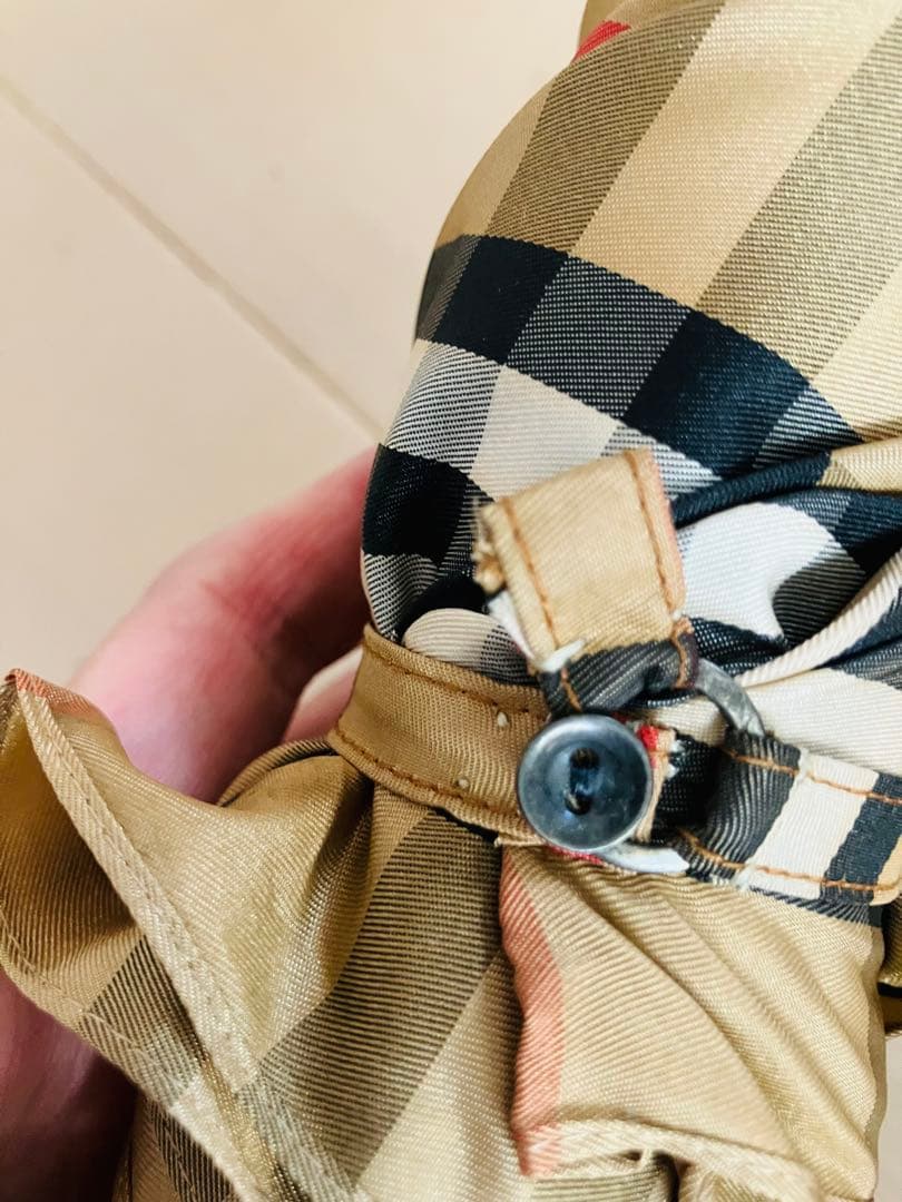 バーバリーズ折りたたみ傘　ノバチェック柄　美品