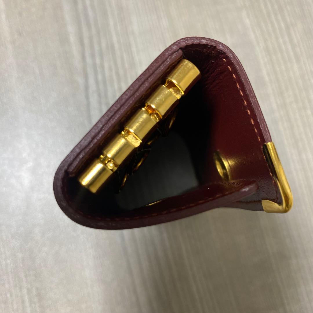 美品【Cartier】カルティエ マストライン 4連キーケース 箱•布•カード付