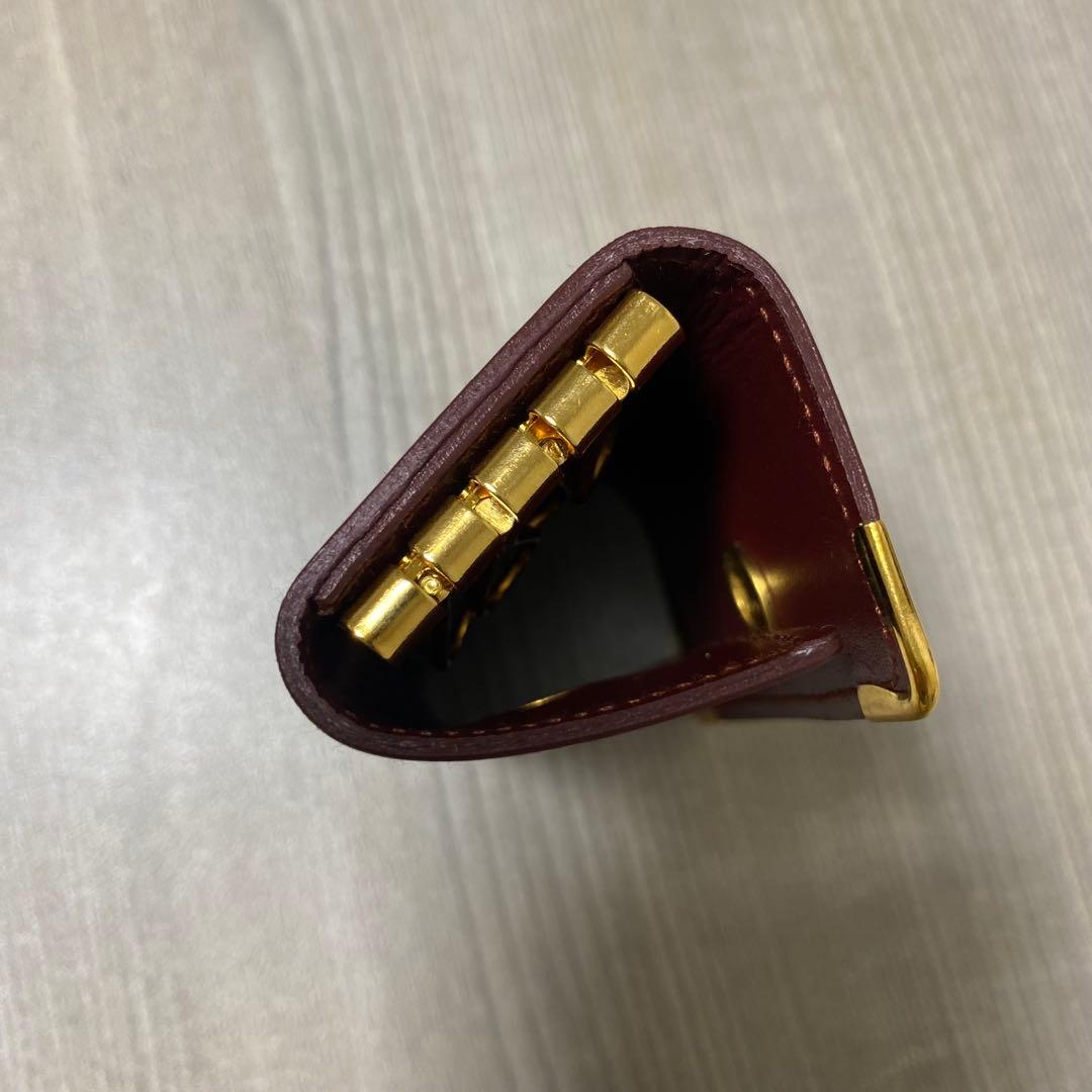美品【Cartier】カルティエ マストライン 4連キーケース 箱•布•カード付