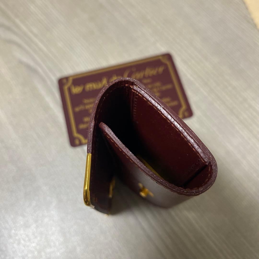 美品【Cartier】カルティエ マストライン 4連キーケース 箱•布•カード付