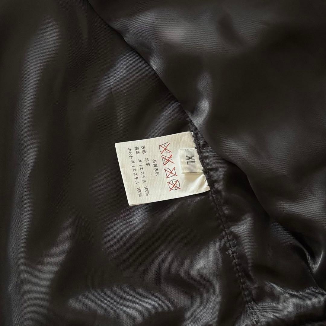 AVIREX GOAT MA-1 レザージャケット　I008