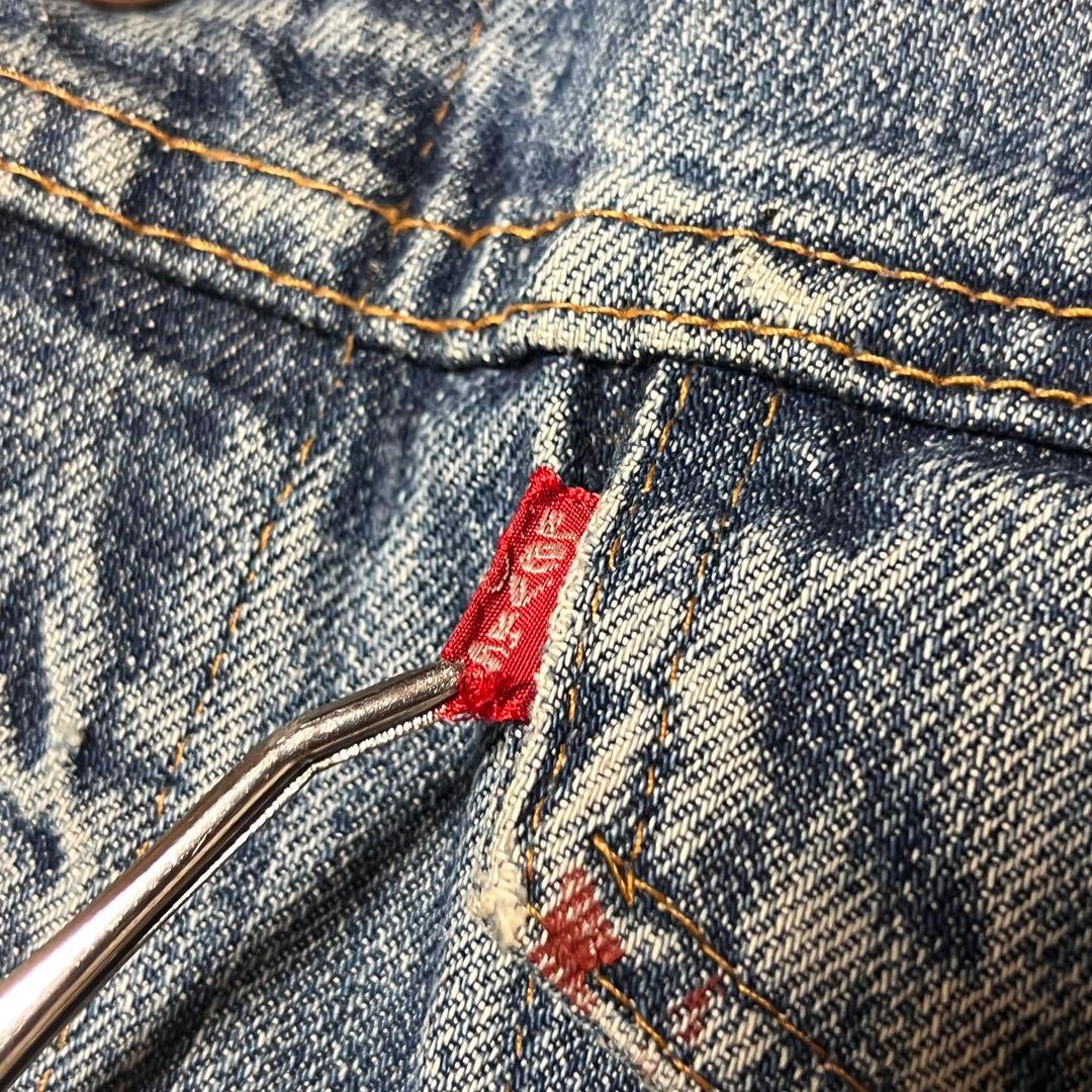 APACHE リーバイス リメイクデニムジャケット 再構築 チェック