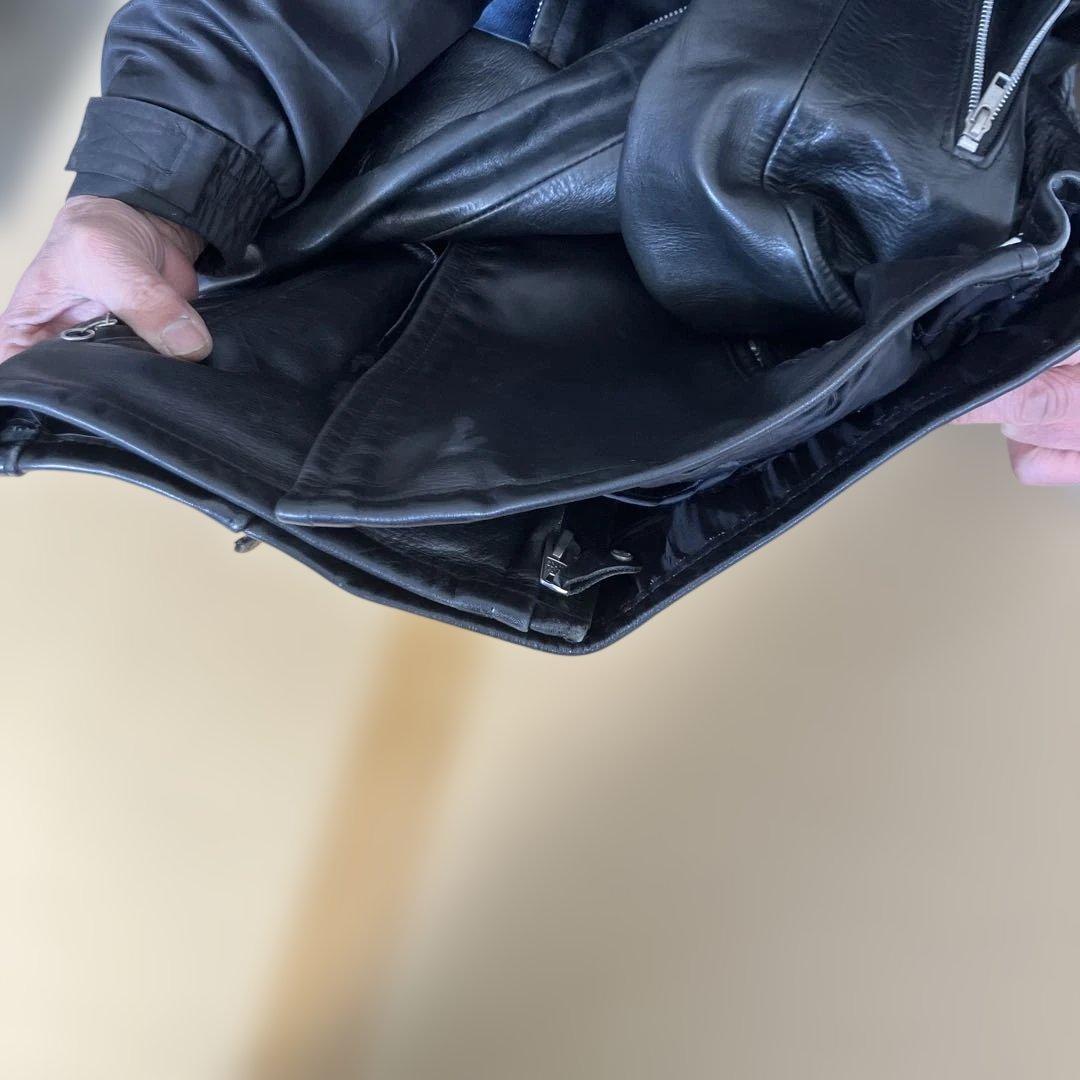 革ジャン　schott シングルライダース　141 インナーボア　42 米国製