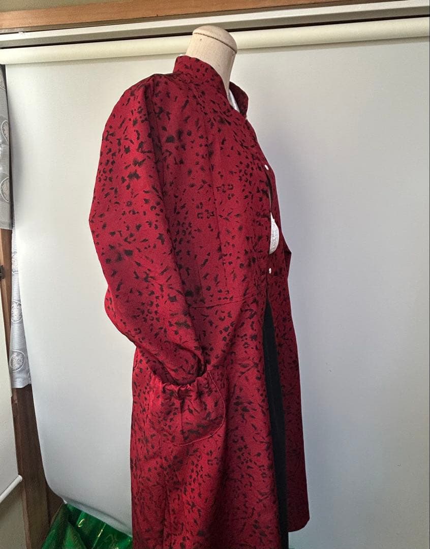 着物リメイク　シャツワンピース