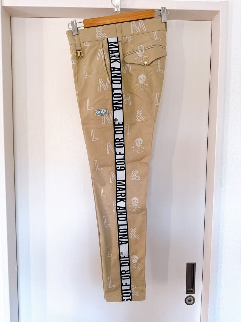 MARK & LONA サイドライン　スカル　トラウザー