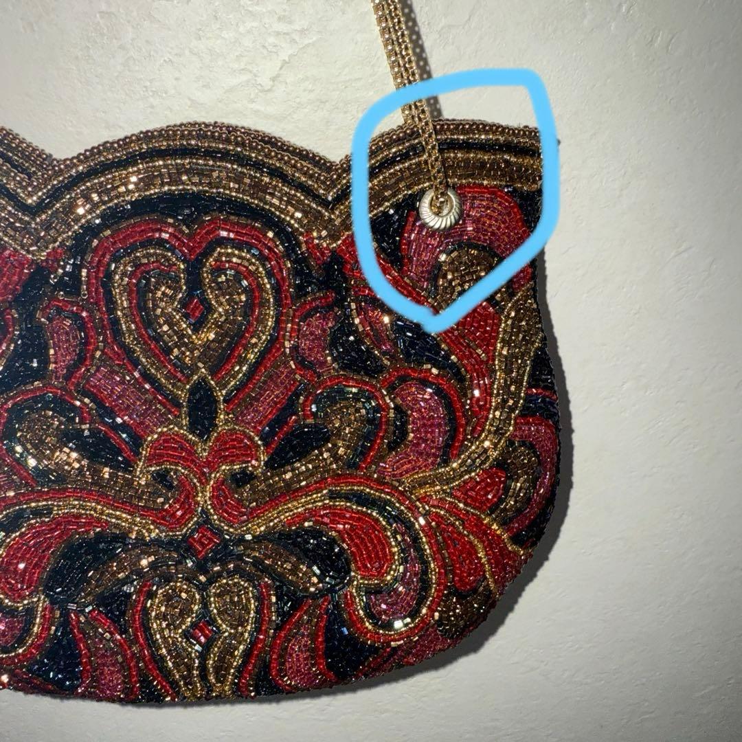 LUMY はしもと　総ビーズバッグ　アンティーク