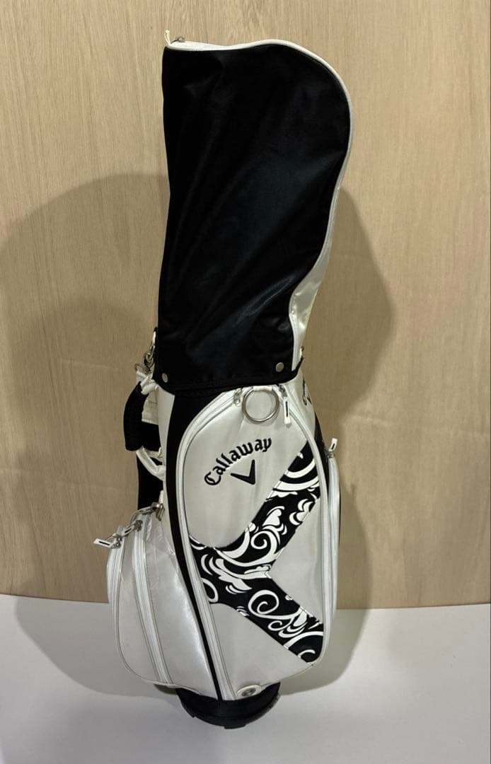 キャロウェイ ソレイユ キャディバッグ ホワイト・ブラック レディース