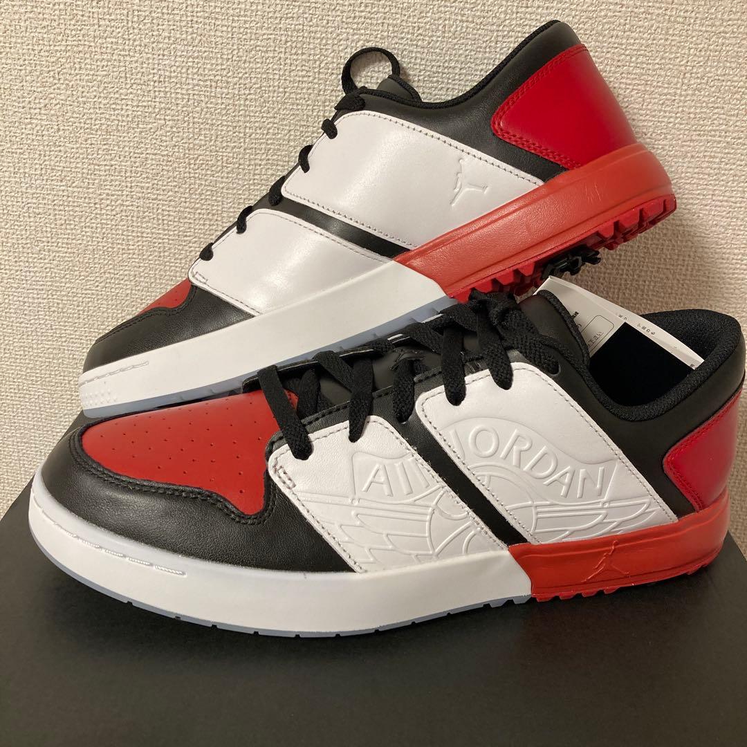 新品 正規品 NIKE JORDAN 赤 黒 白 ジョーダン NU 1G ゴルフ