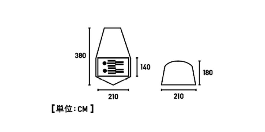 LOGOS ロゴス 2022LIMITED リビングDUO (難燃RS+T/C)