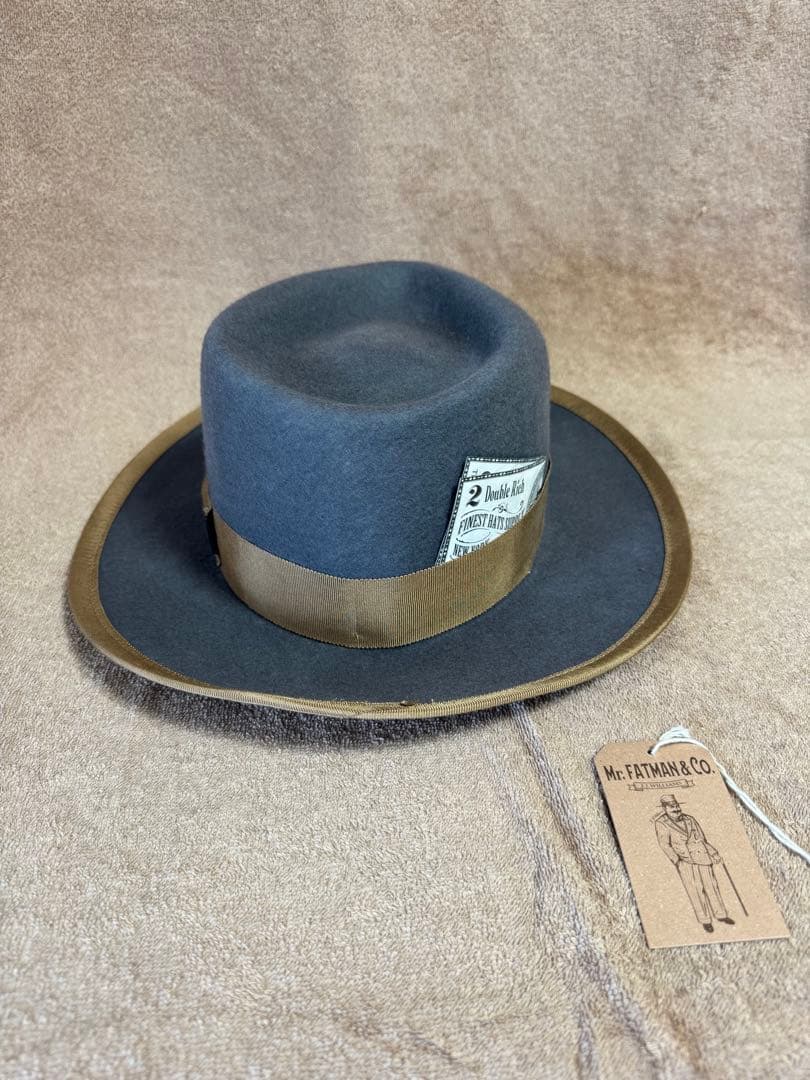 Mr. FATHAN & CO. ダークブルー ウールハット