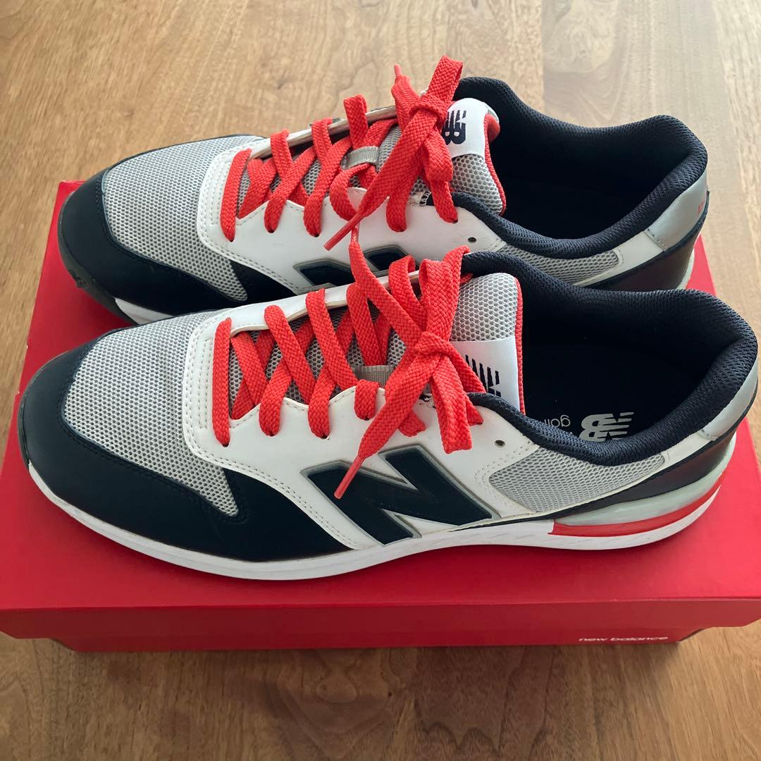 New Balance 996 シューズ ホワイト/ネイビー/レッド