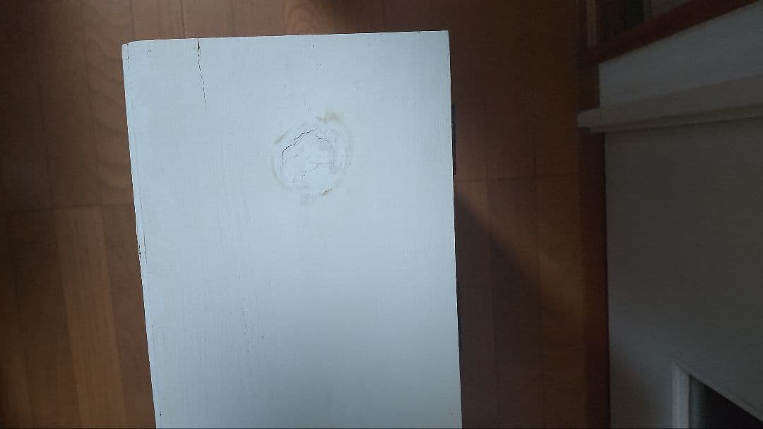 北欧風ホワイト 木製キャビネット 9個収納