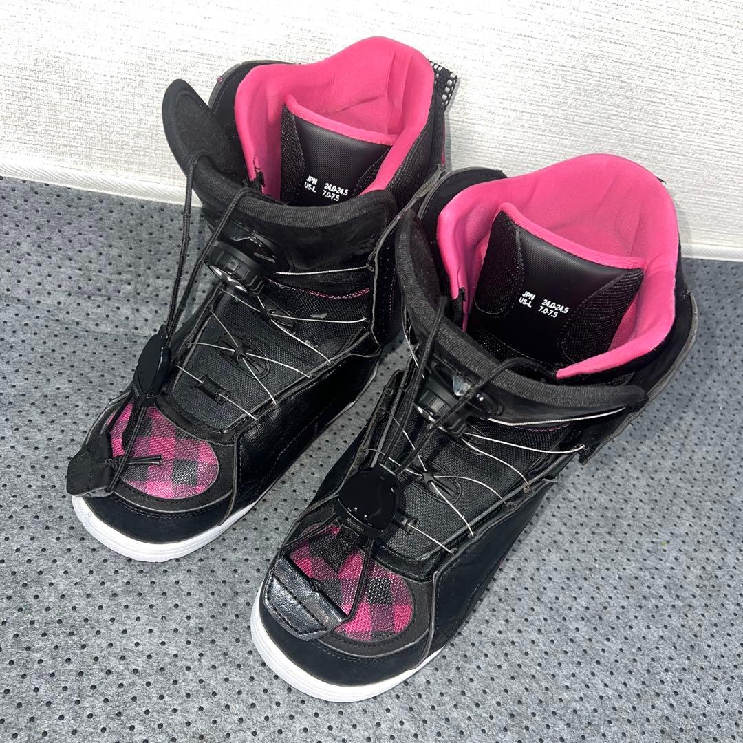 5回使用 24.5cm KISSMARK TGF ダイヤル スノーボードブーツ