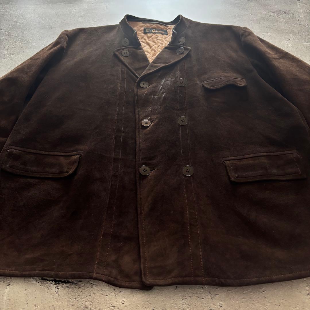 40s Swedish Vintage ゴートスキン スエード ダブルジャケット